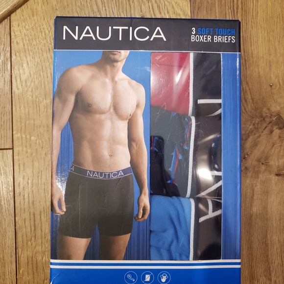 Nautica Super Soft Touch Boxer Briefs XL 3-Three Pack - Picture 1 of 4